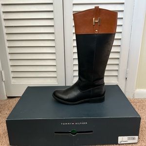TOMMY HILFIGER
Shyenne Leather Knee High Riding Boots